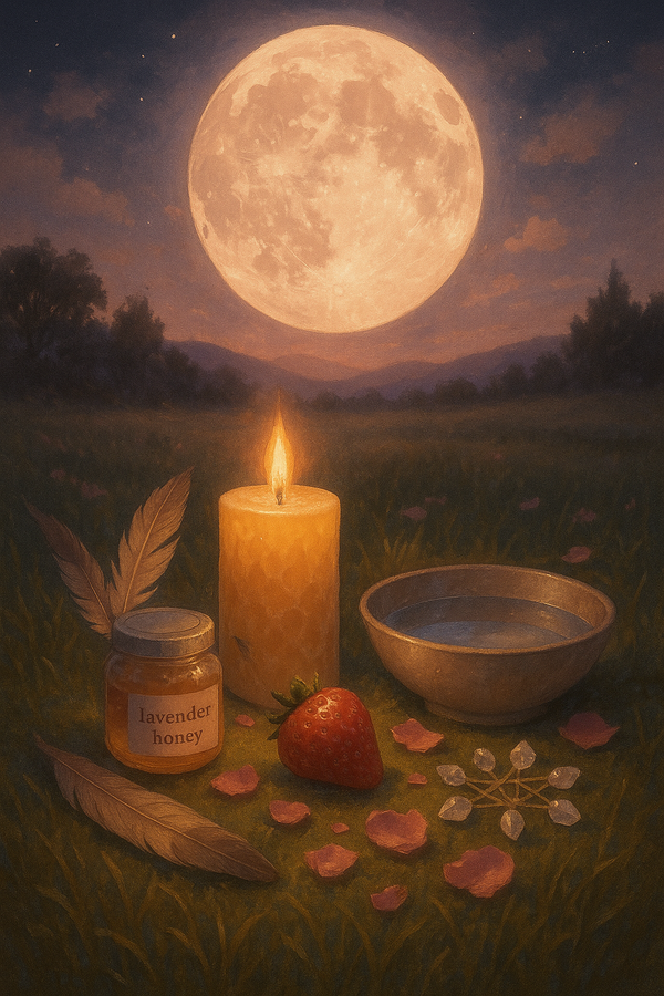 Strawberry Moon: A Ritual for Softness & Sweet Release.